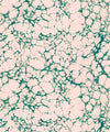Margate Marble Wallpaper, Emerald Pinky