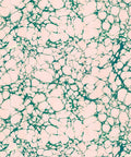 Margate Marble Wallpaper, Emerald Pinky