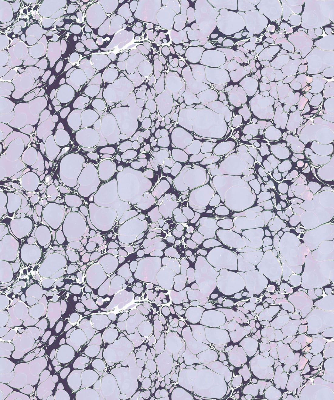 Margate Marble Wallpaper, Midnight Lavender