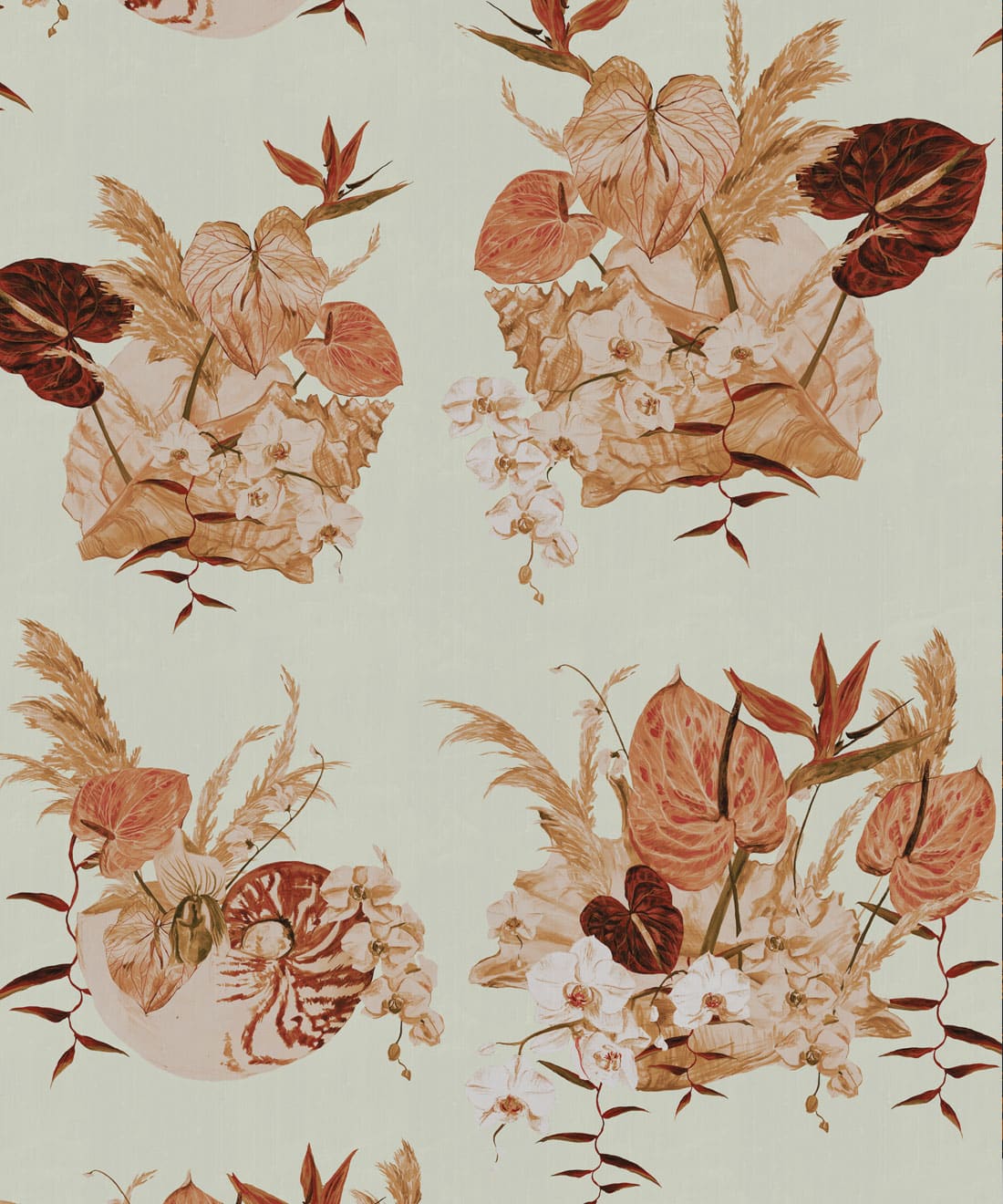 Mazzo Wallpaper, Bambina Blu