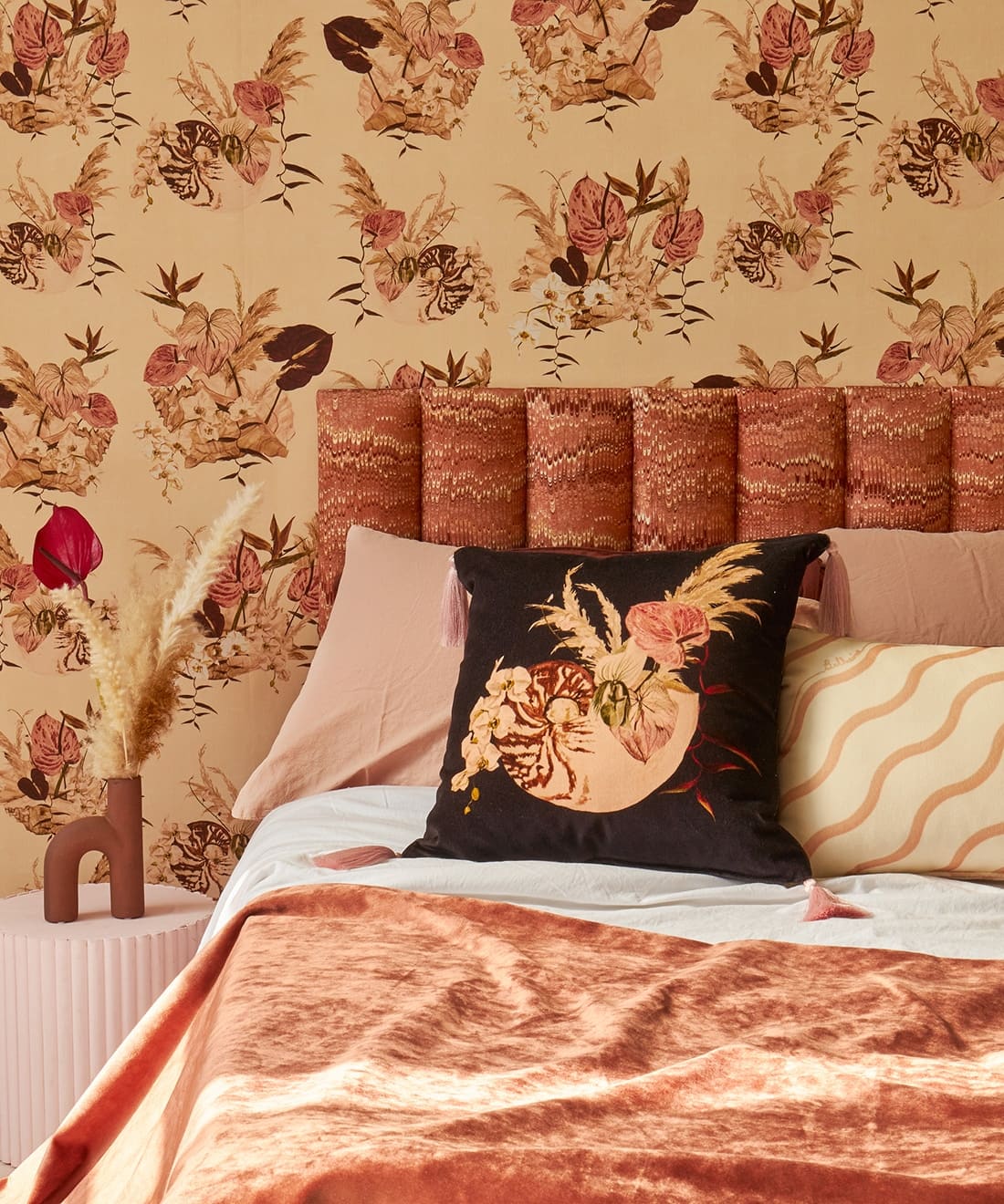 Mazzo Wallpaper, Rosa