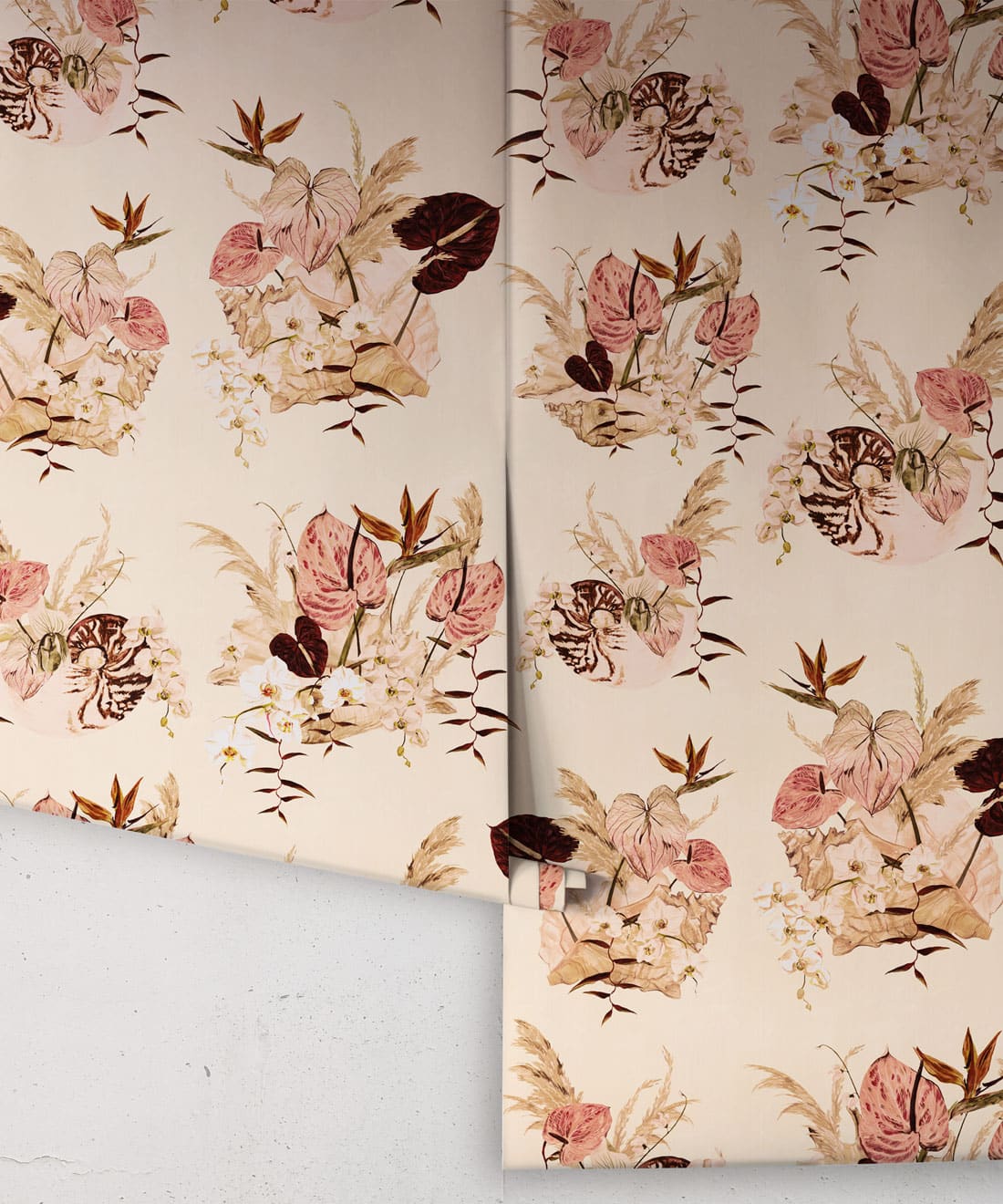 Mazzo Wallpaper, Rosa
