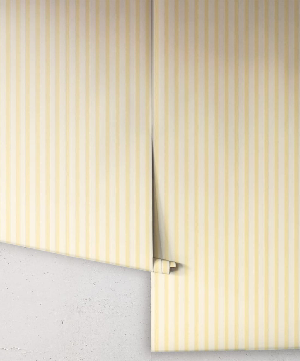 Nanny’s Stripe Wallpaper, Daisy