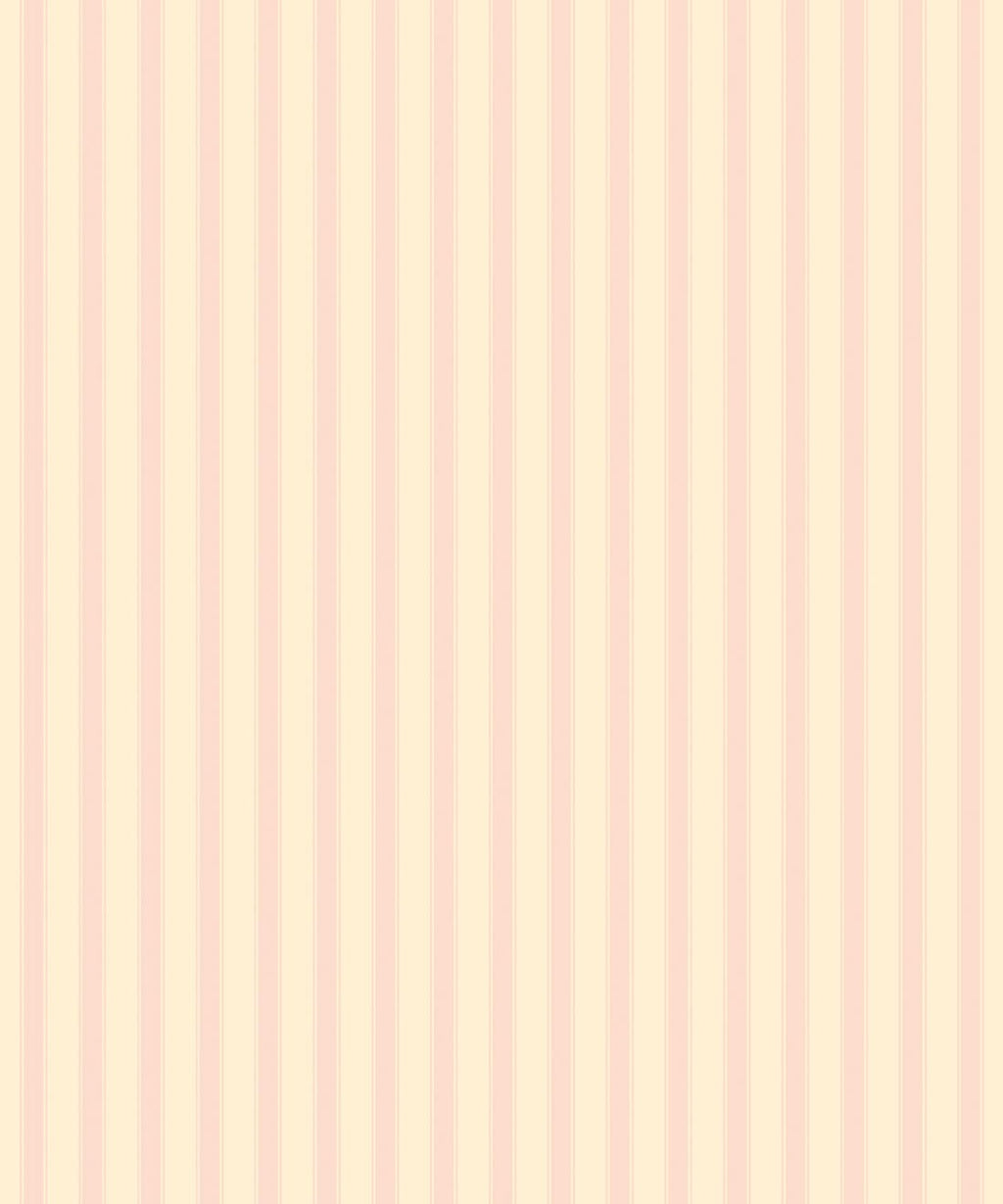 Nanny’s Stripe Wallpaper, Rose