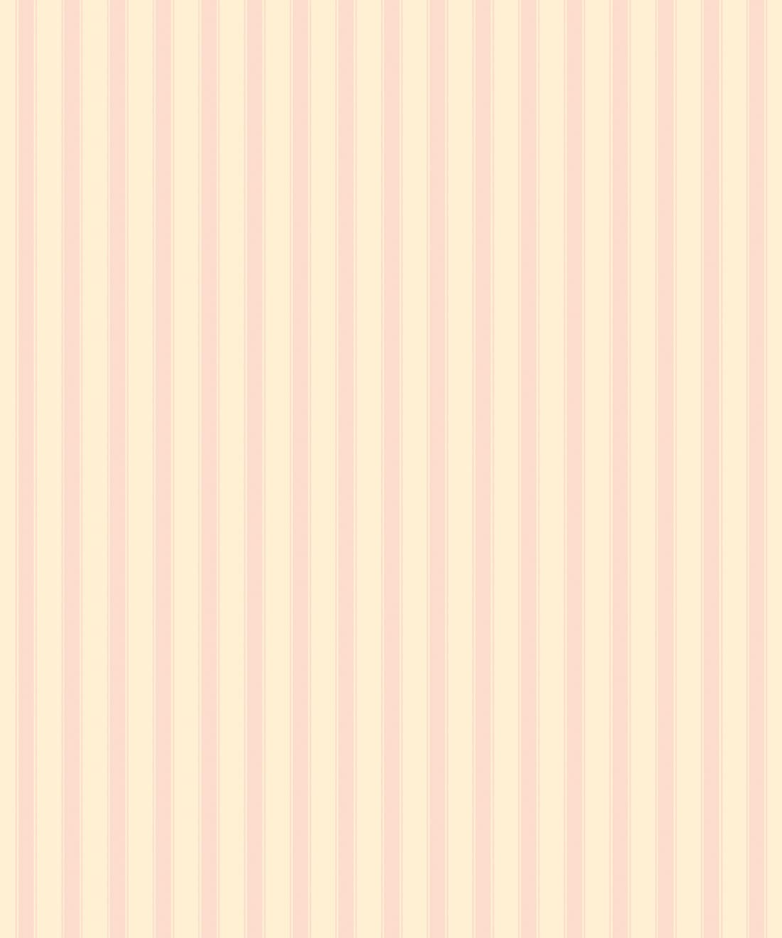 Nanny’s Stripe Wallpaper, Rose