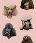Poodle Parlour Wallpaper, Pink Paws