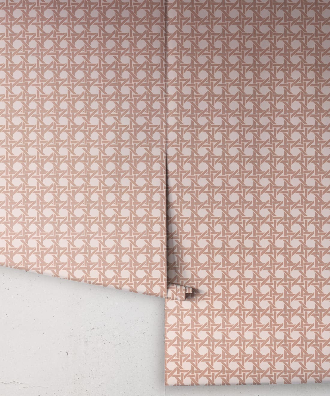 Rattan Wallpaper, Dusty