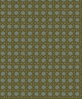 Rattan Wallpaper, Petrol