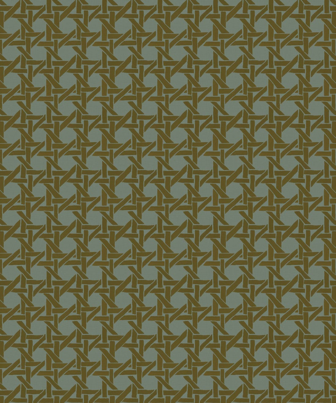 Rattan Wallpaper, Petrol