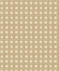 Rattan Wallpaper, Sepia