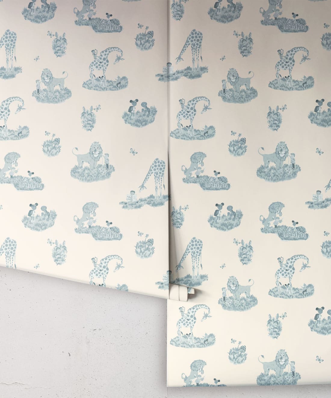 Story Time Wallpaper, Bluebell