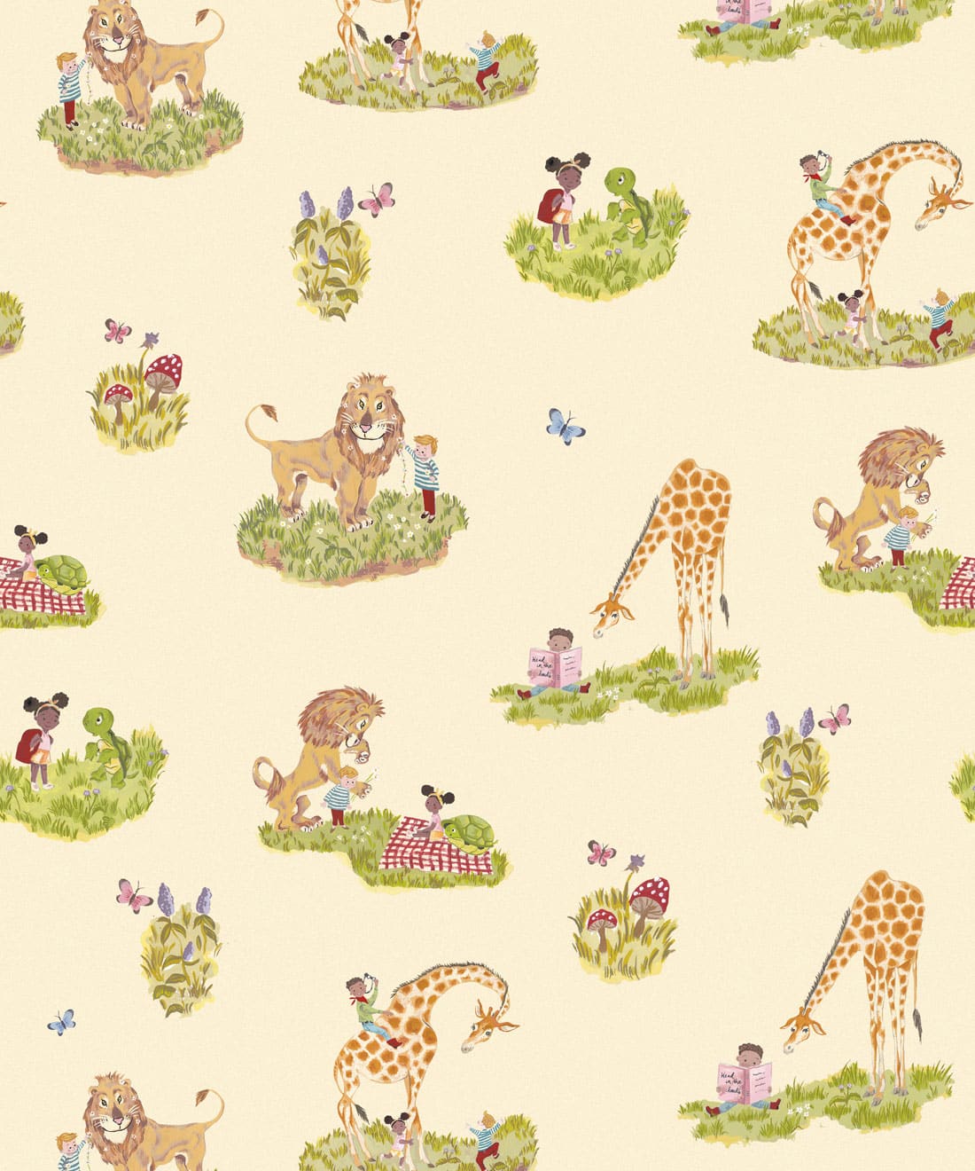 Story Time Wallpaper, Daisy