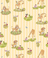 Story Time Wallpaper, Daisy Stripe