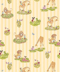Story Time Wallpaper, Daisy Stripe