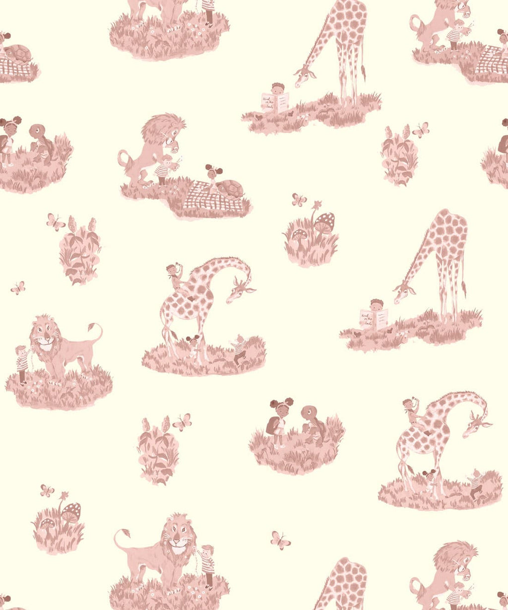 Story Time Wallpaper, Rose