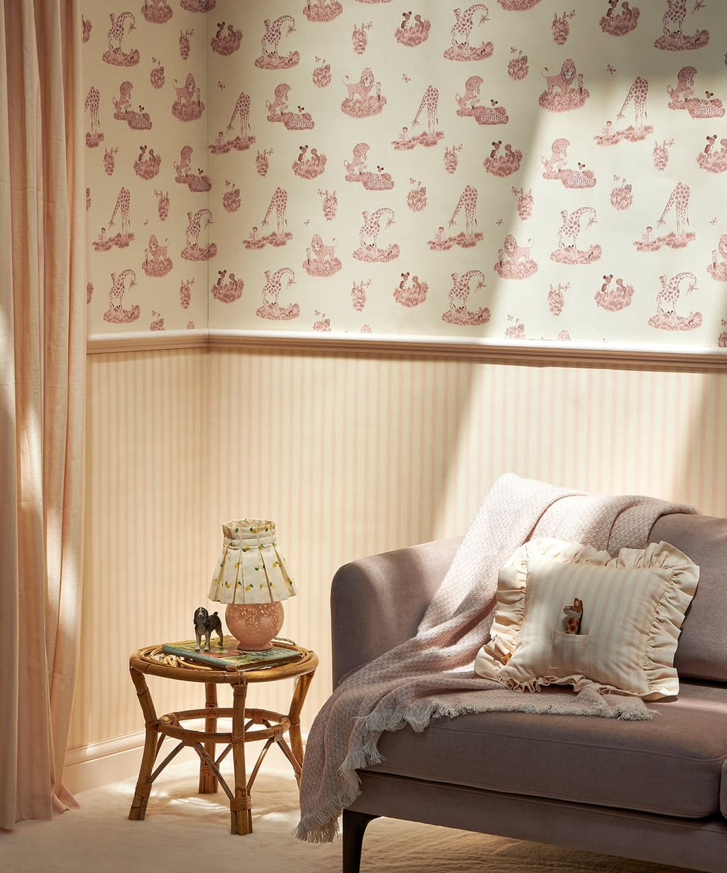 Story Time Wallpaper, Rose