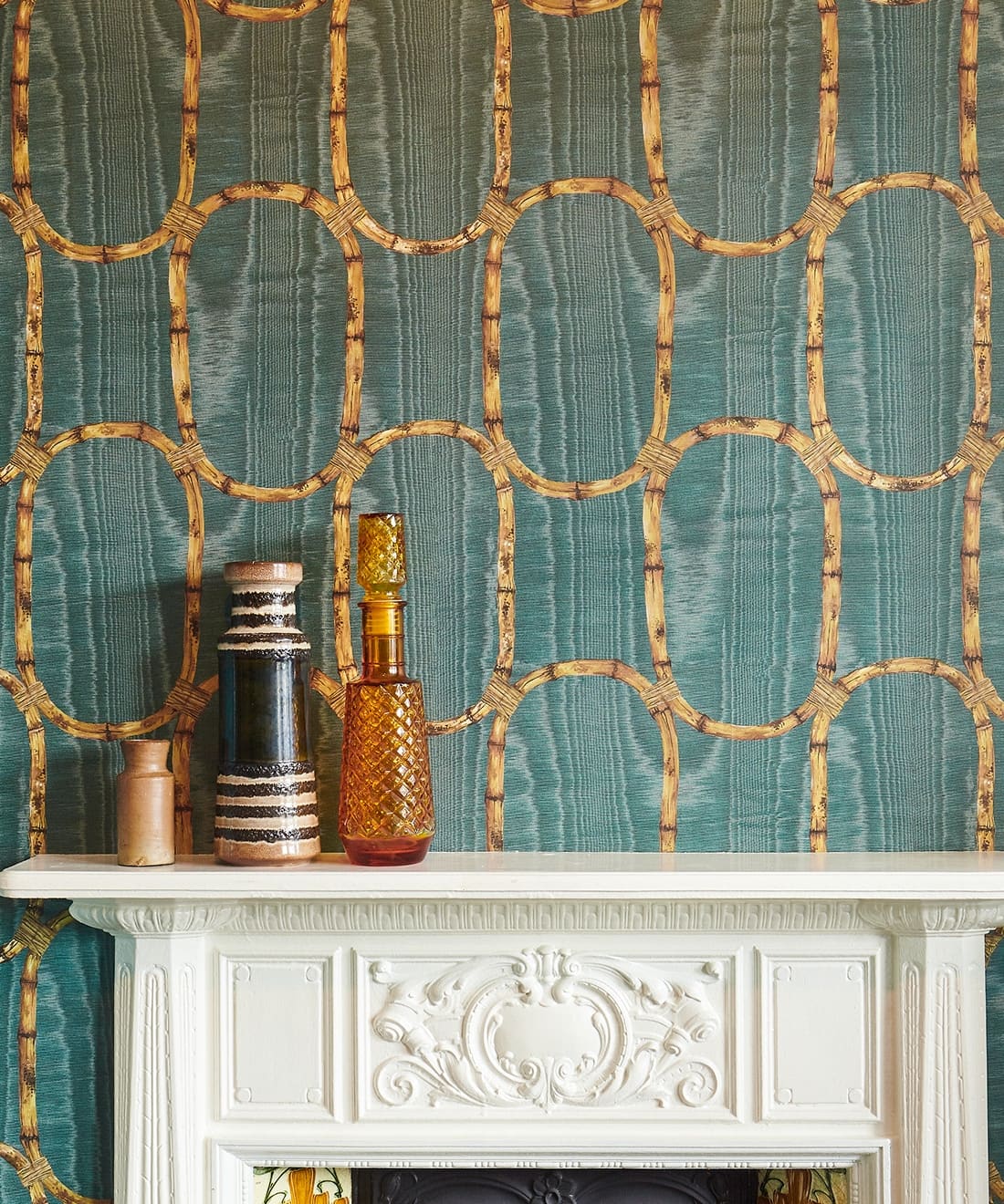 Tea Room Wallpaper, Lagoon