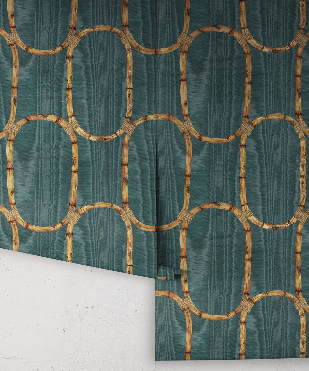 Tea Room Wallpaper, Lagoon