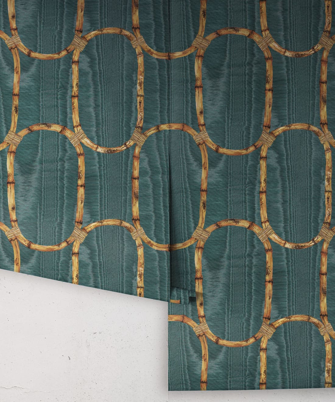 Tea Room Wallpaper, Lagoon