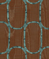 Tea Room Wallpaper, Walnut