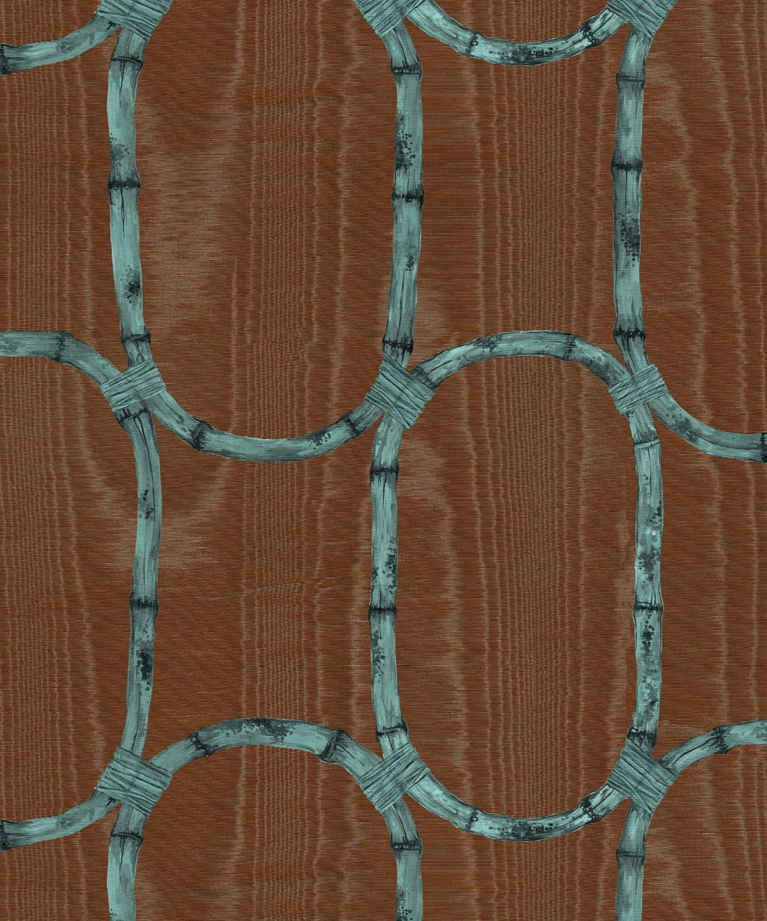 Tea Room Wallpaper, Walnut