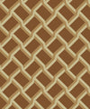 Vintage Trellis Wallpaper, Tan