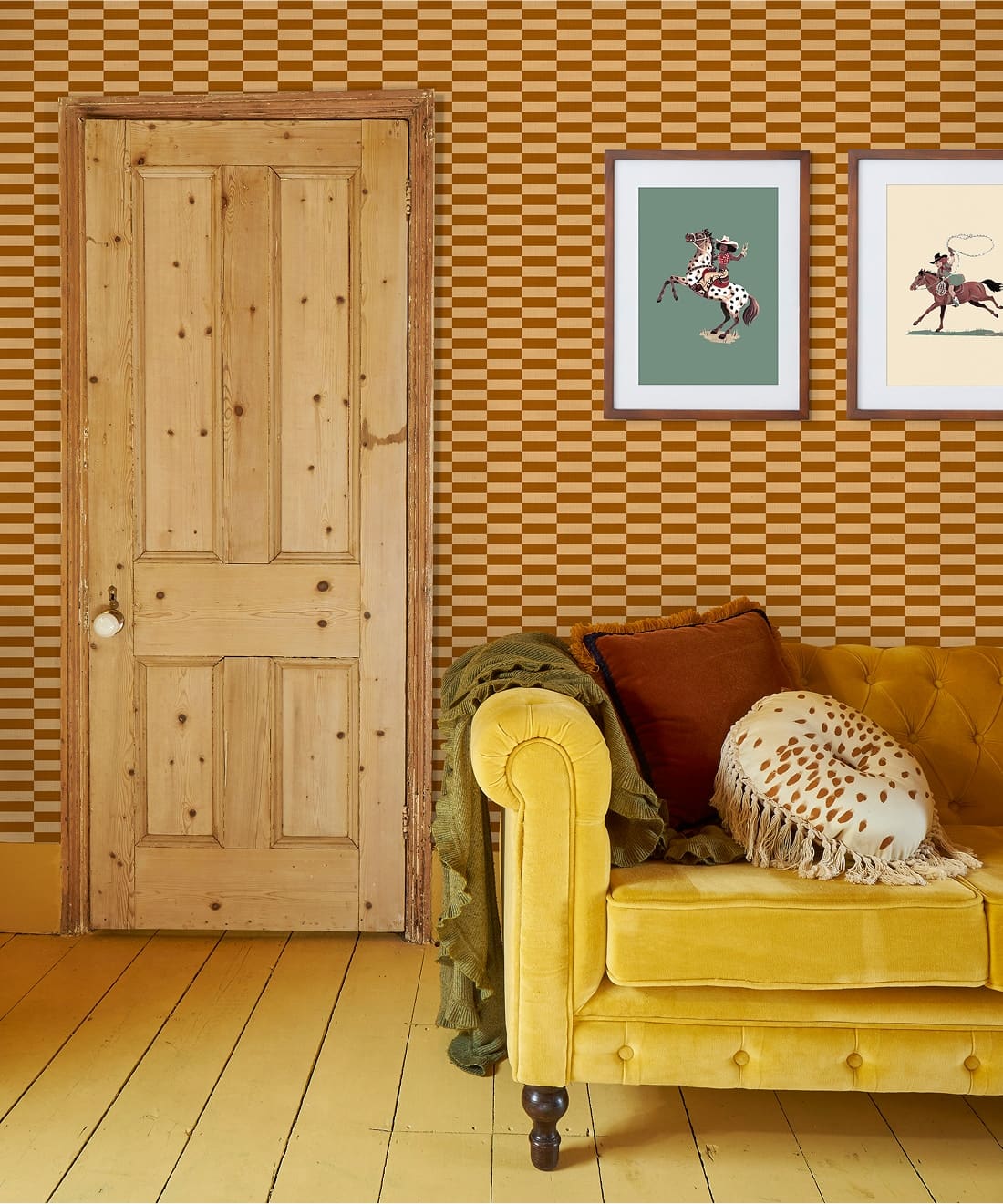 Tucson Lullaby Wallpaper, Saddle