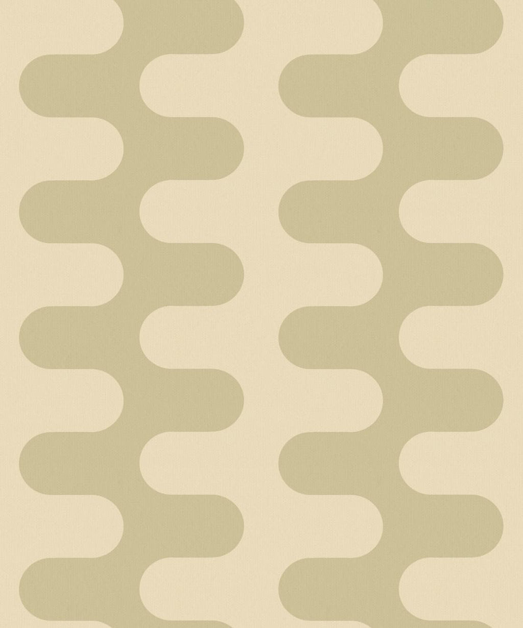 Wave Wallpaper, Pistachio