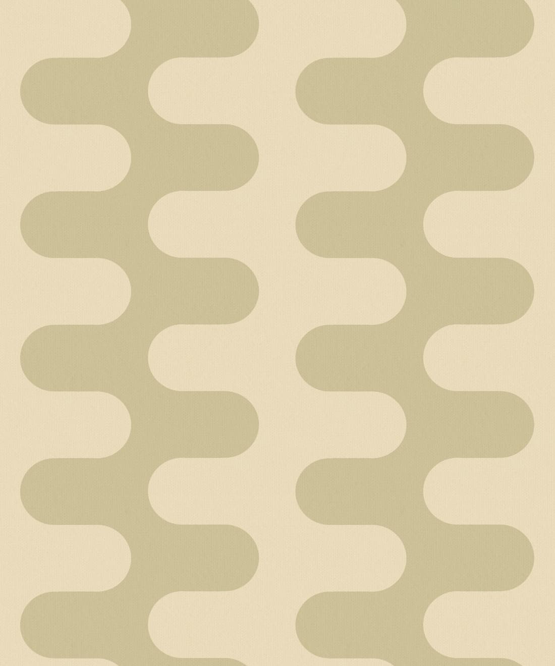 Wave Wallpaper, Pistachio