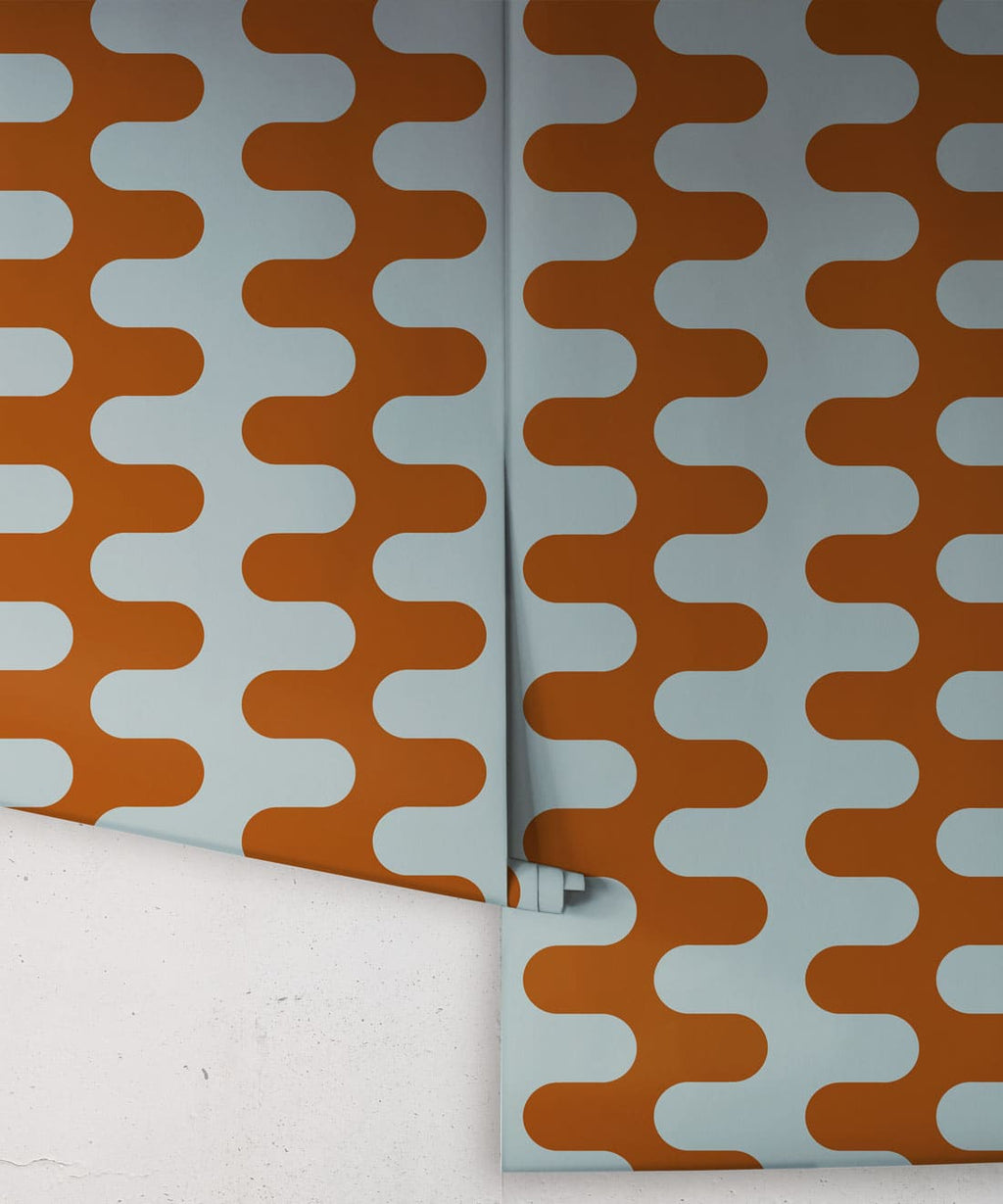 Wave Wallpaper, Powder