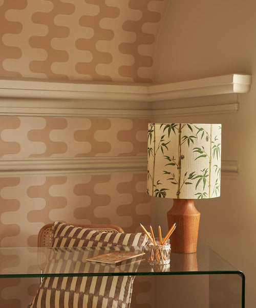 Papel pintado Olas, sepia