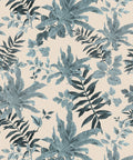 Follywood Foliage Wallpaper, Sky & Cream