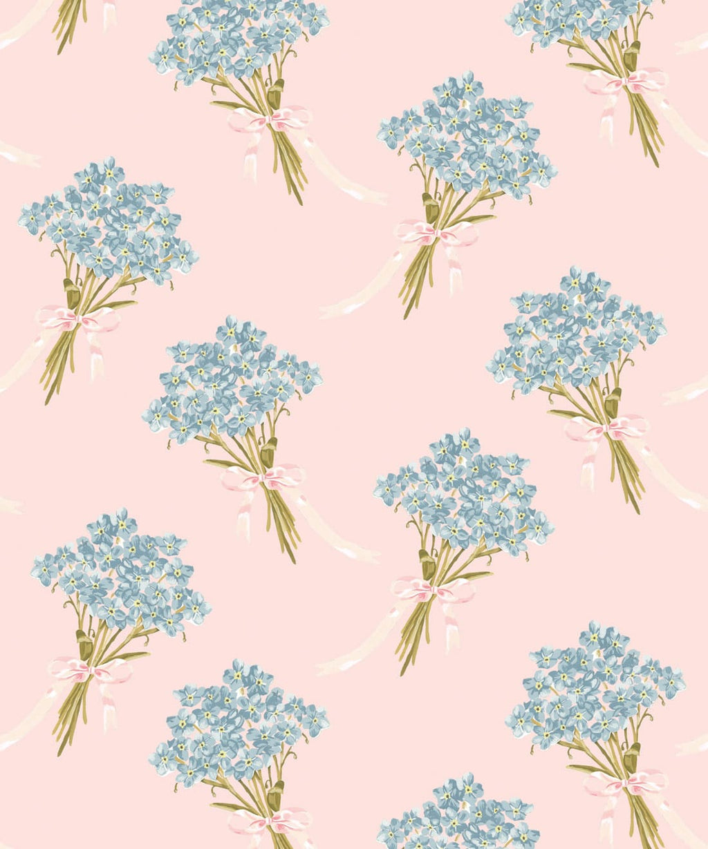 Forget Me Notes Wallpaper, Blossom