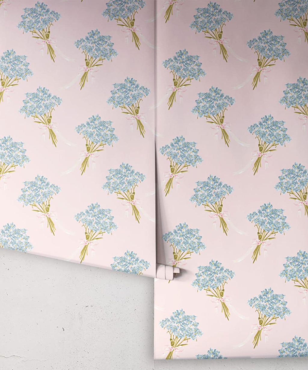 Forget Me Notes Wallpaper, Blossom