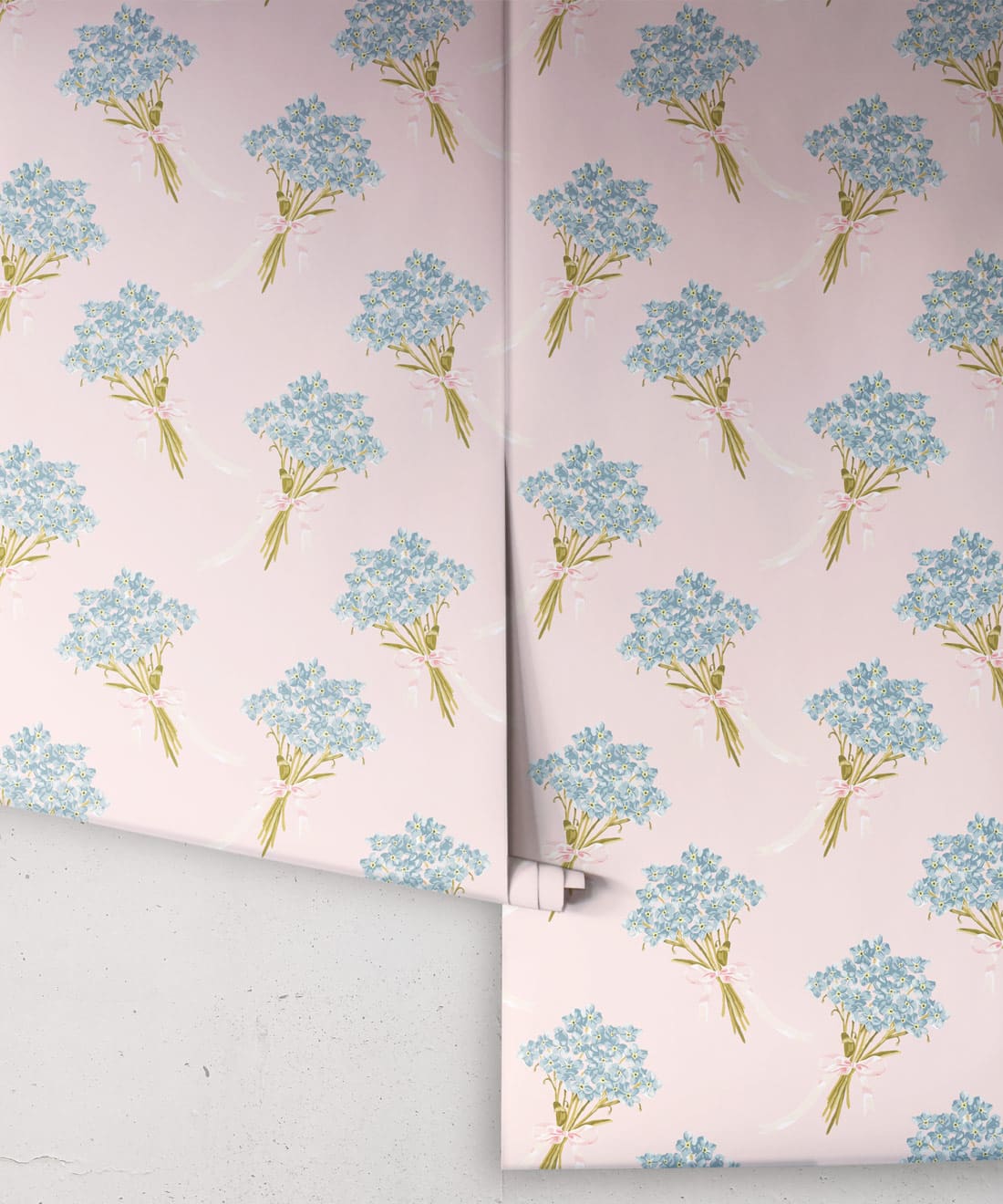 Forget Me Notes Wallpaper, Blossom