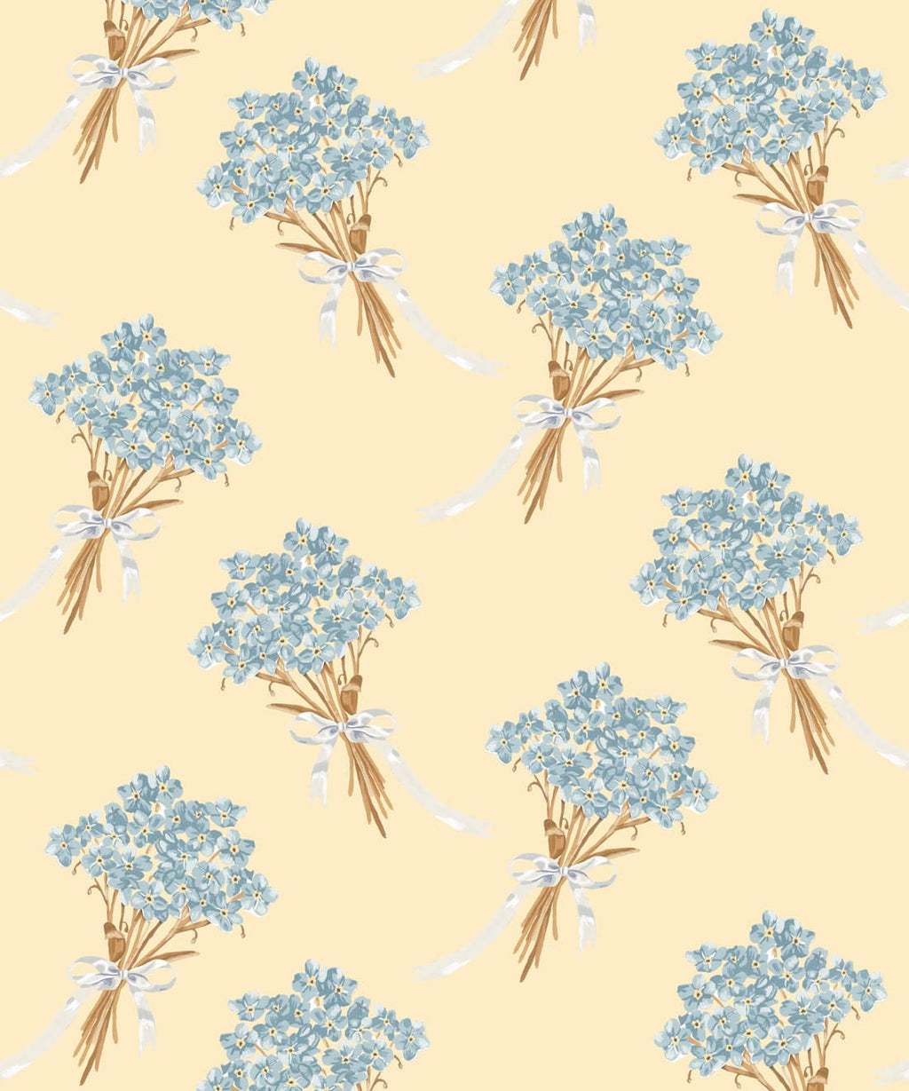 Forget Me Notes Wallpaper, Honey