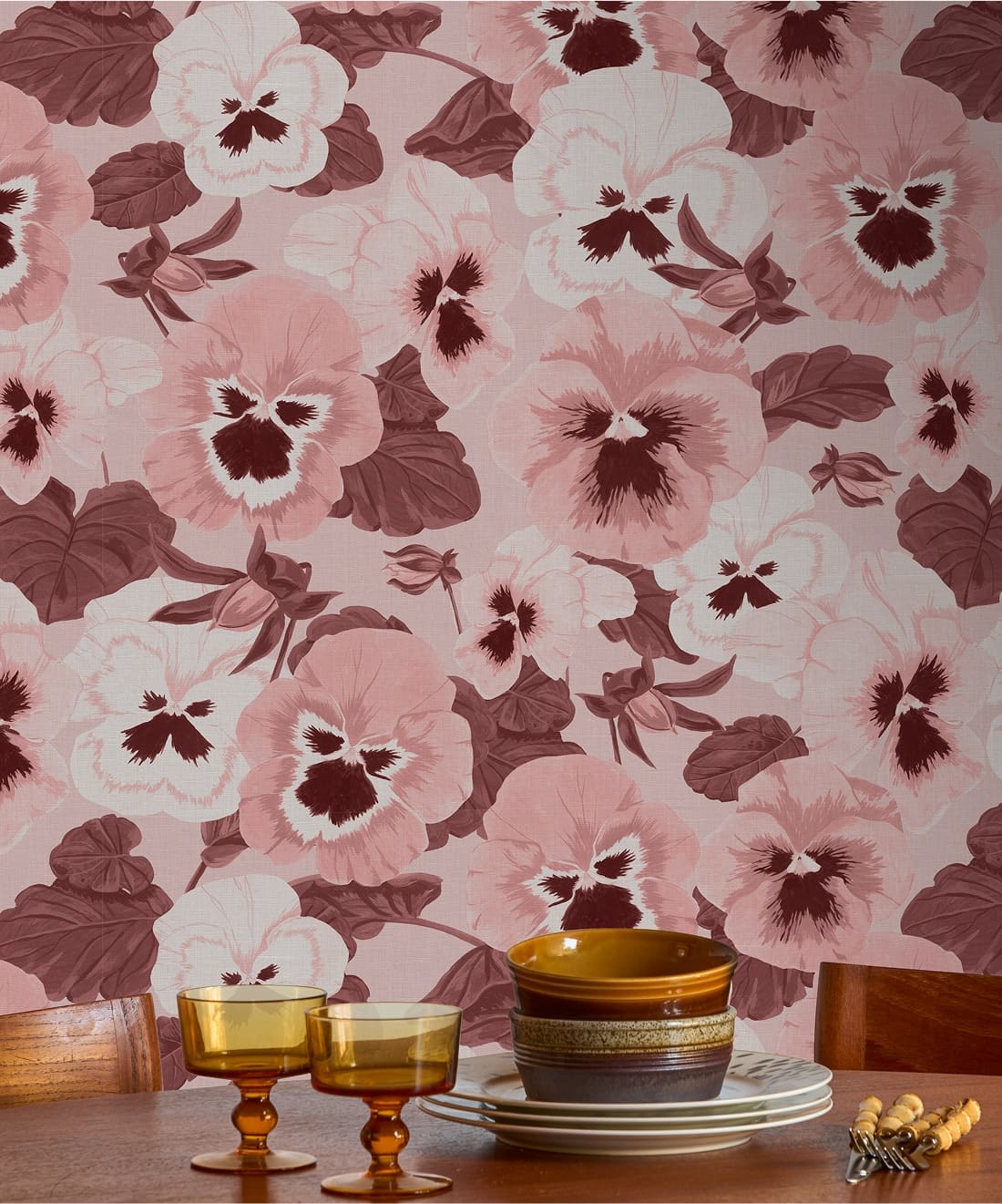 Big Pansy Wallpaper, Blossom