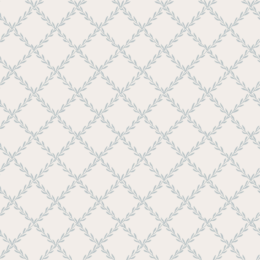Trellis, Misty Blue