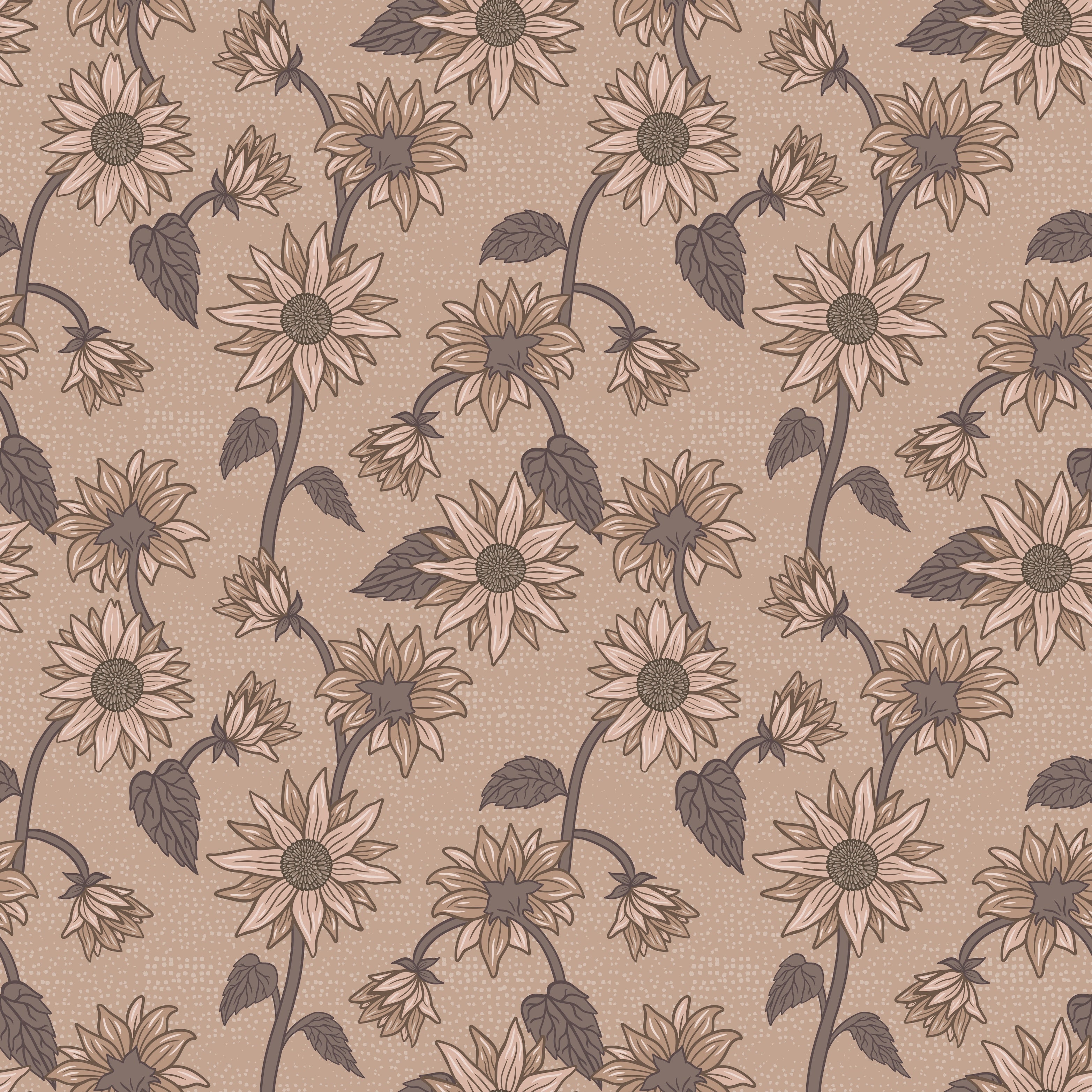 Sunflowers - Tan