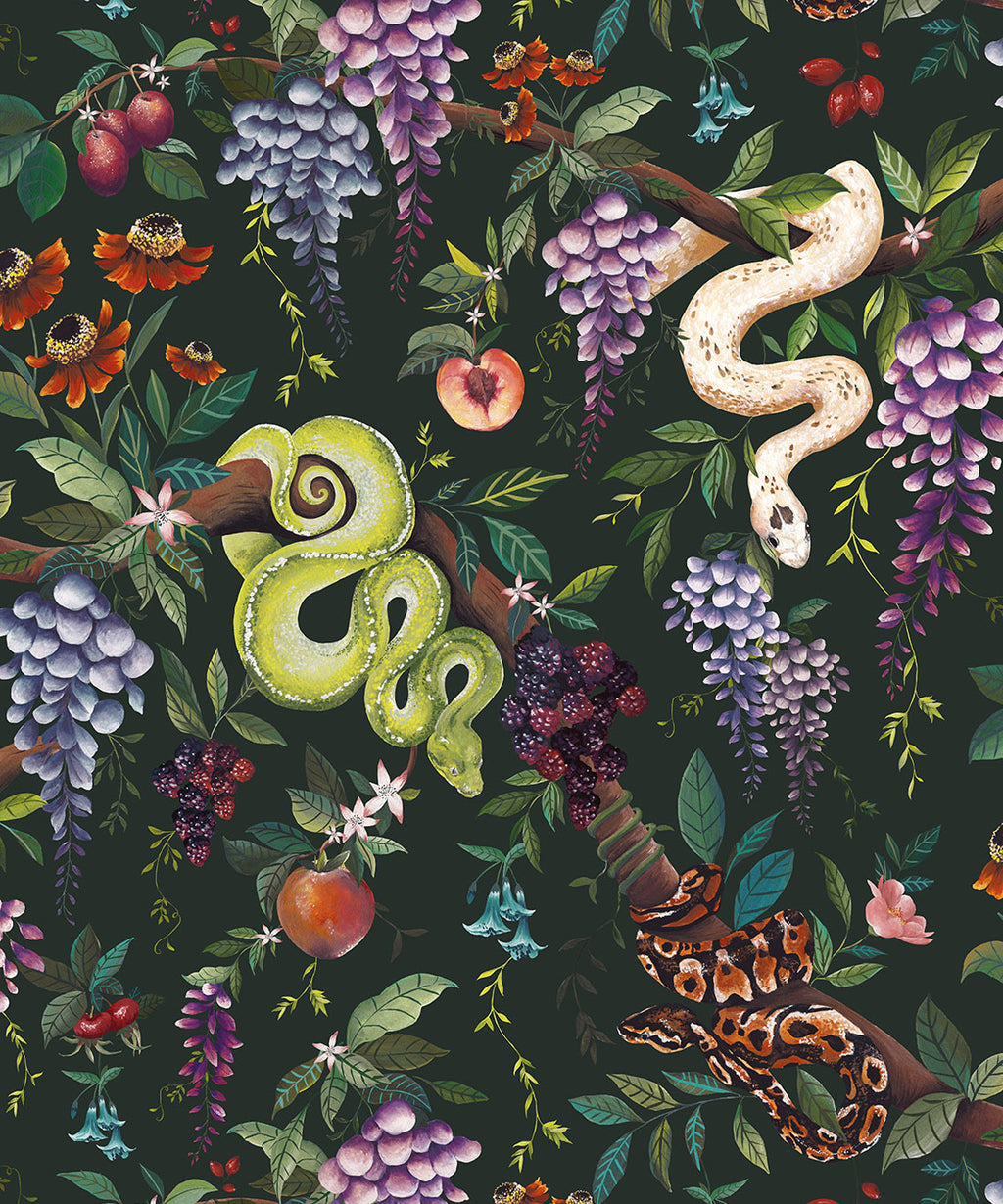 Snake Charmer Wallpaper, Forest
