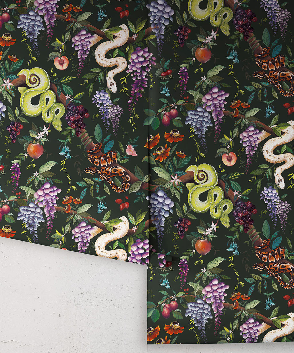 Snake Charmer Wallpaper, Forest