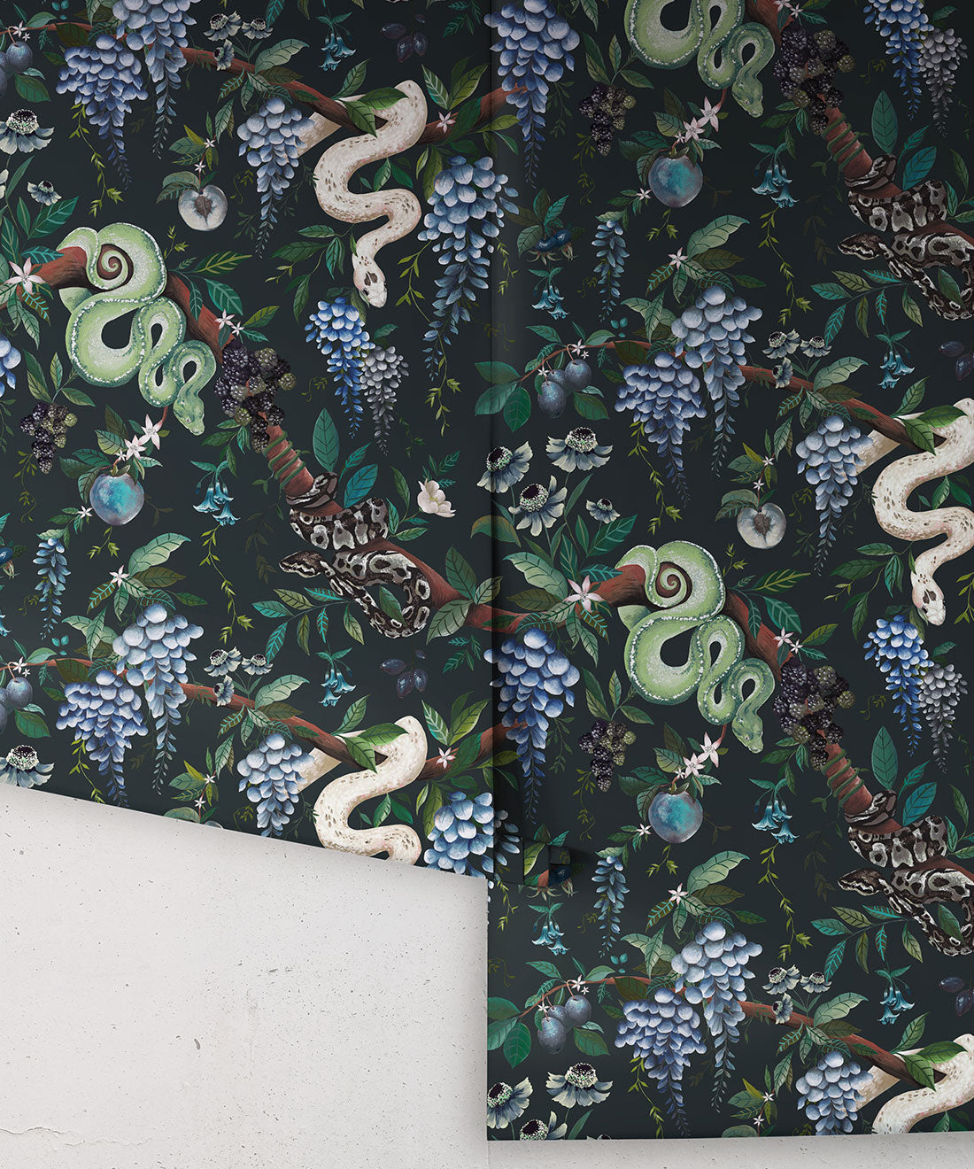 Snake Charmer Wallpaper, Lagoon
