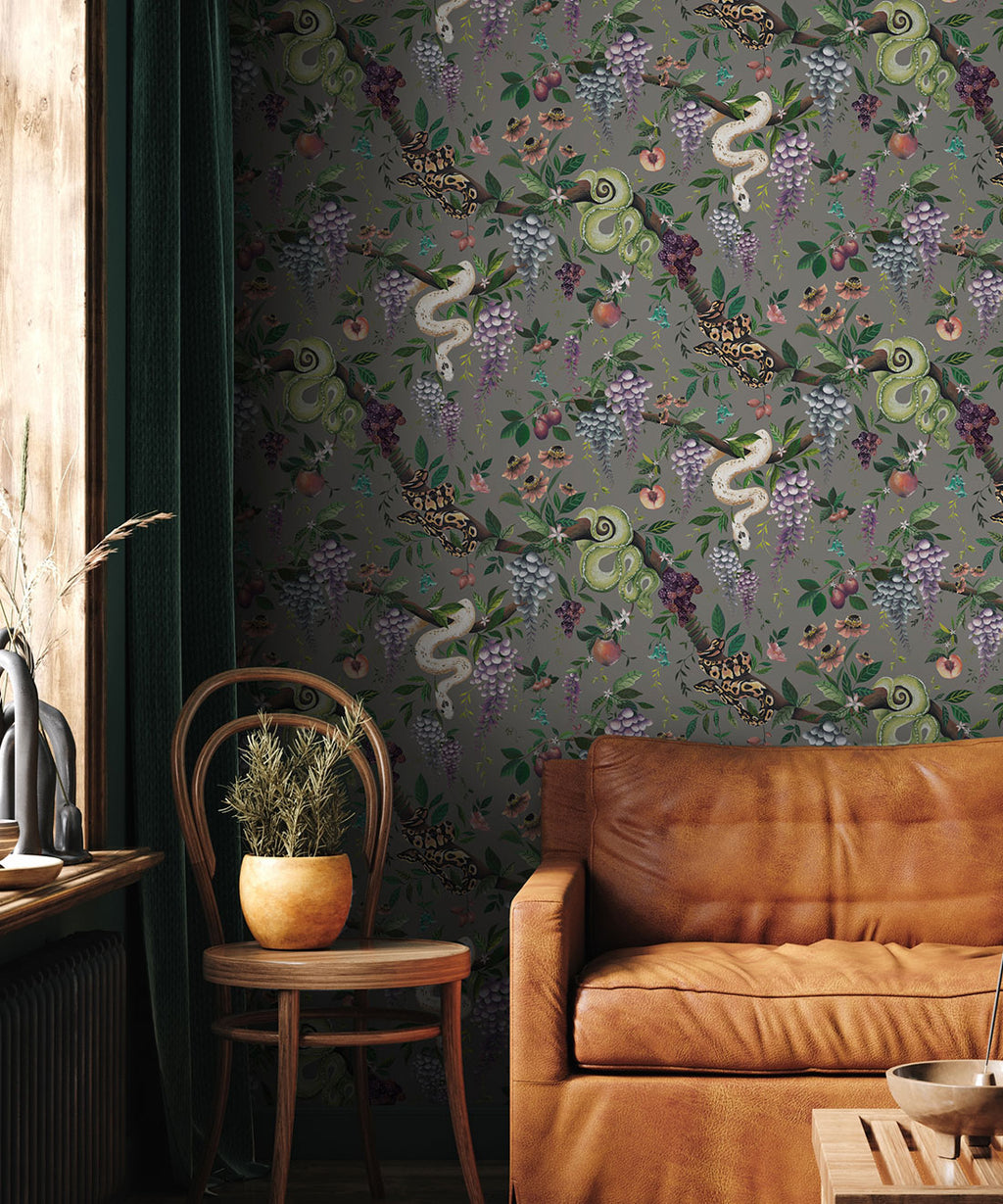 Snake Charmer Wallpaper, Stone