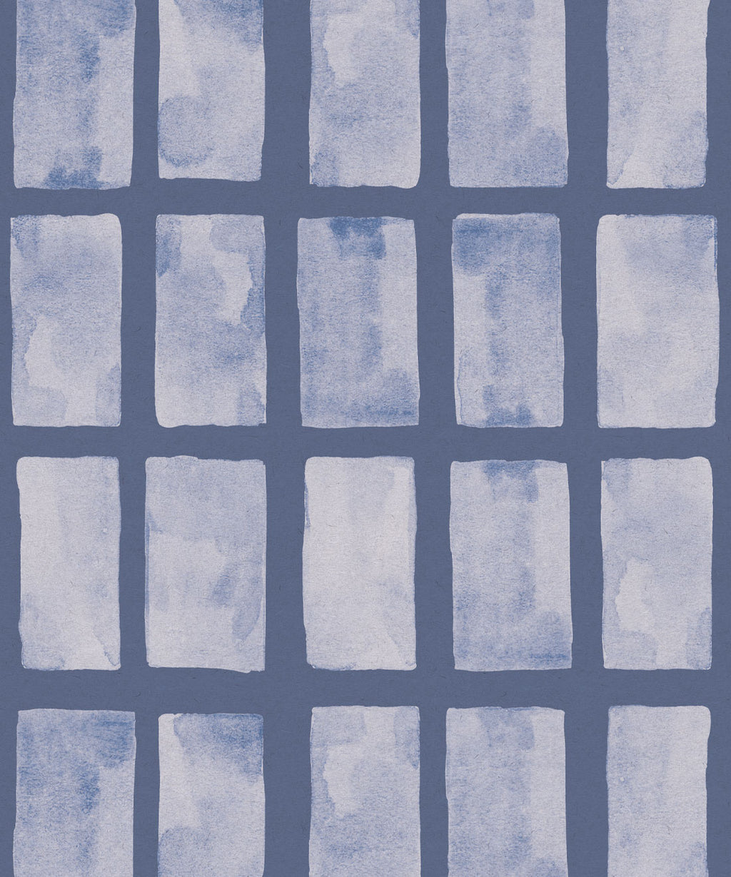 Barre Wallpaper, Blue Navy