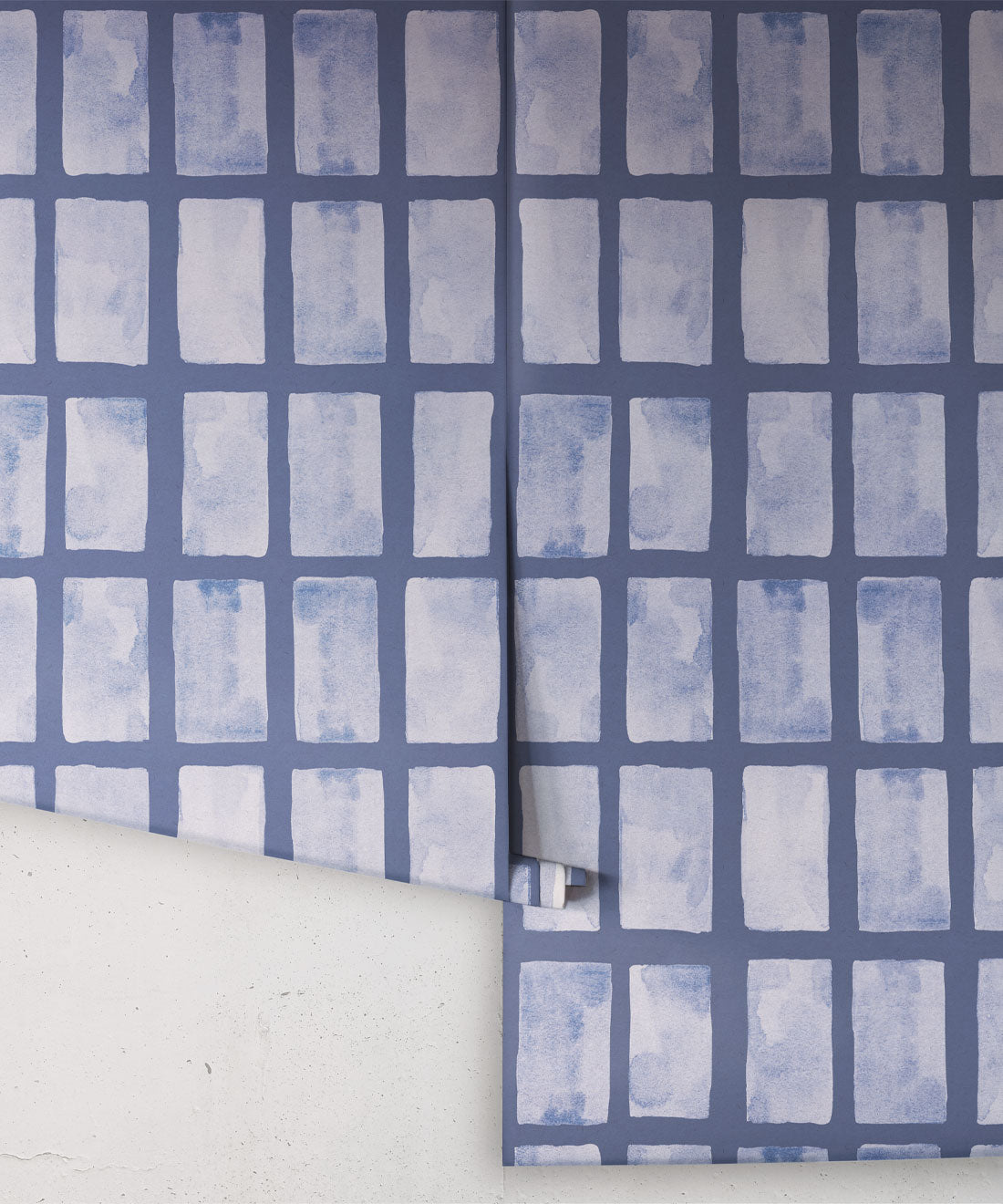 Barre Wallpaper, Blue Navy