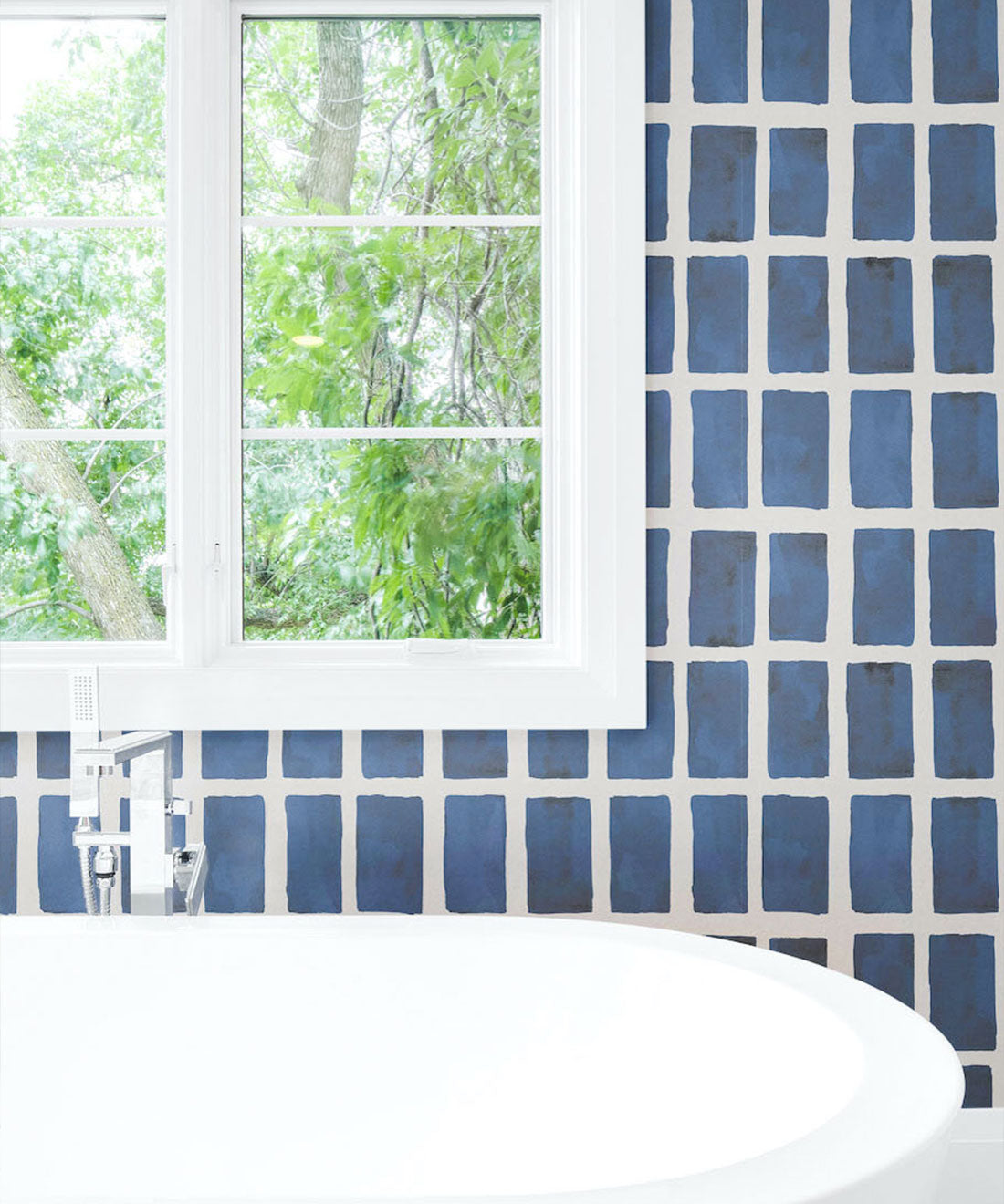 Barre Wallpaper, Midnight Light Beige