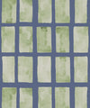 Barre Wallpaper, Sage Navy