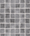 Carrée Wallpaper, Charcoal White
