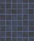 Carrée Wallpaper, Midnight Navy