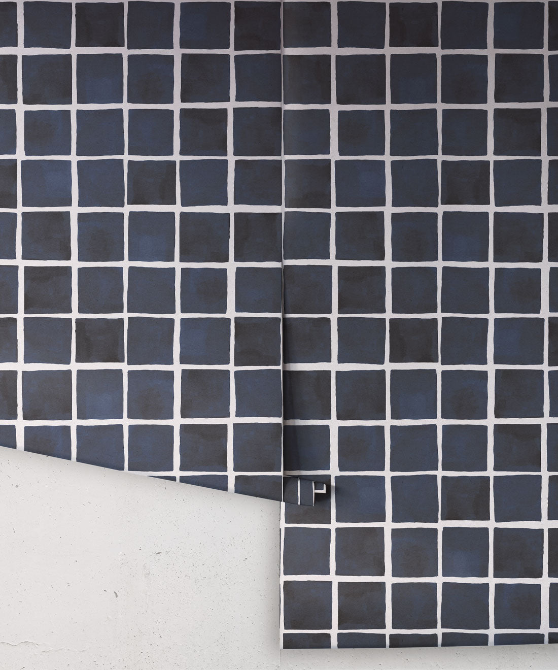 Carrée Wallpaper, Midnight White